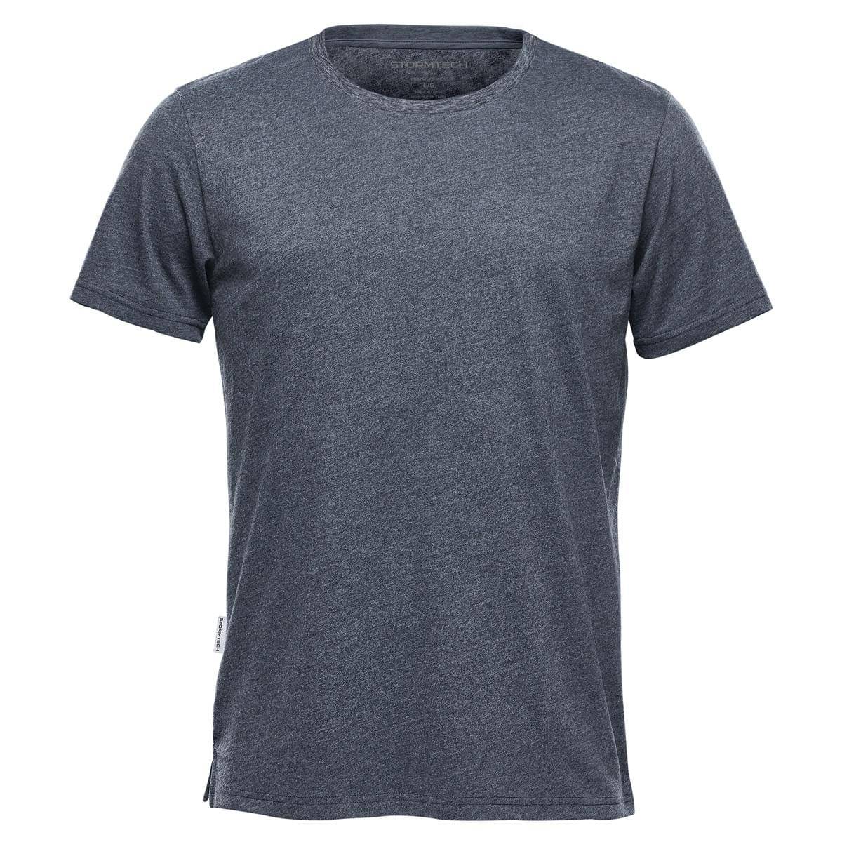 Stormtech Men's Torcello Crew Neck Tee in Denim Heather