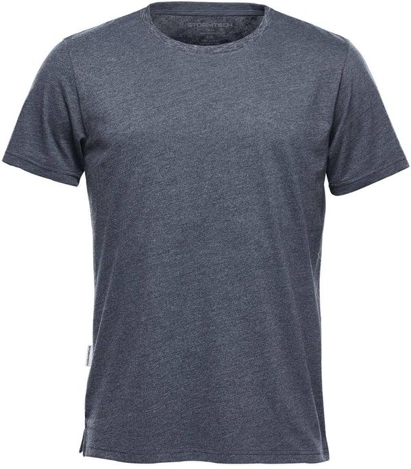Am image of a Custom Stormtech Men's Torcello Crew Neck Tee in Denim Heather!
