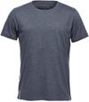 Am image of a Custom Stormtech Men's Torcello Crew Neck Tee in Denim Heather!