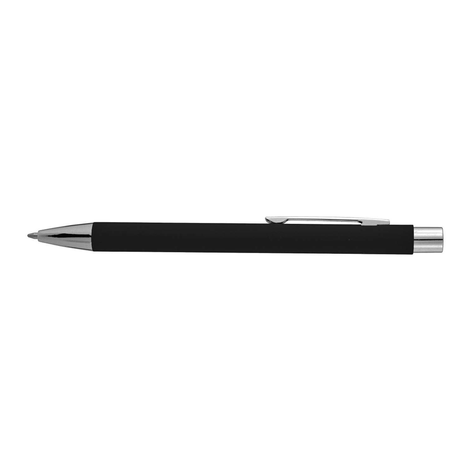 The Maven Soft Touch Metal Pen in Black