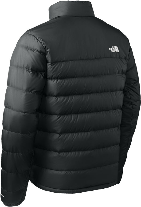 Am image of a Custom The North Face Down Hybrid Jacket in Black!