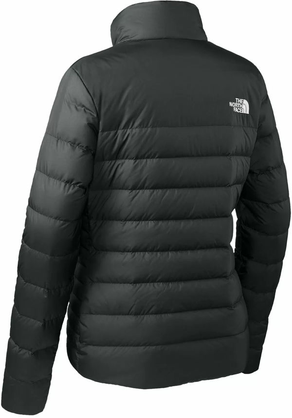 Am image of a Custom The North Face Down Hybrid Ladies Jacket in Black!