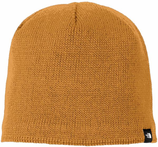 Am image of a Custom The North Face Mountain Beanie in Timber Tan!