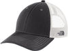 An image of a Custom The North Face Ultimate Trucker Hat in Asphalt Grey/White!