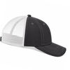 An image of a Custom The North Face Ultimate Trucker Hat in Asphalt Grey/White!