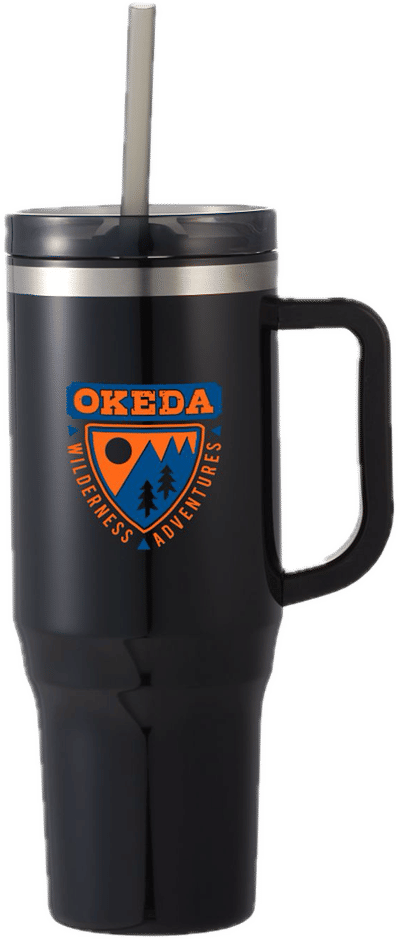 An image of a Custom Thor 40 oz EcoFriendly Straw Tumbler!