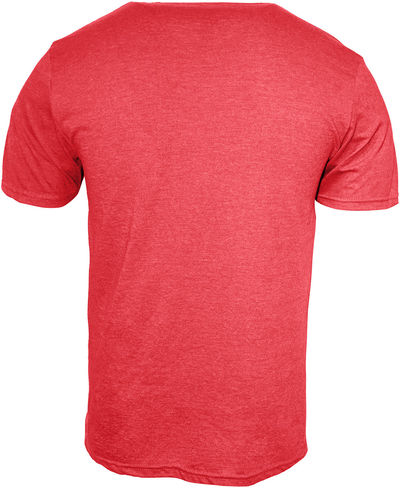 Am image of a Custom Threadfast Epic Unisex CVC TShirt in Heather Red!