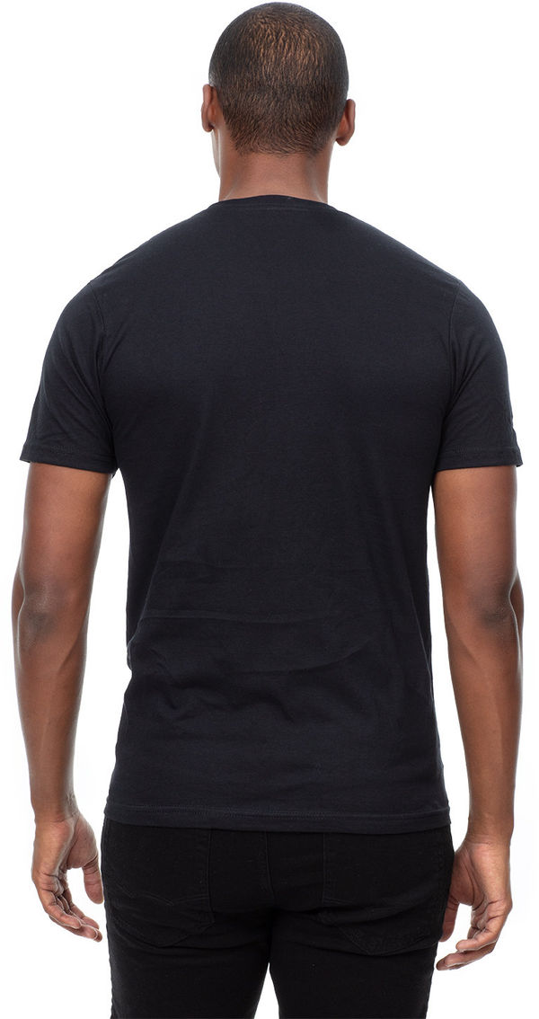 Am image of a Custom Threadfast Epic Unisex CVC TShirt in Solid Black!