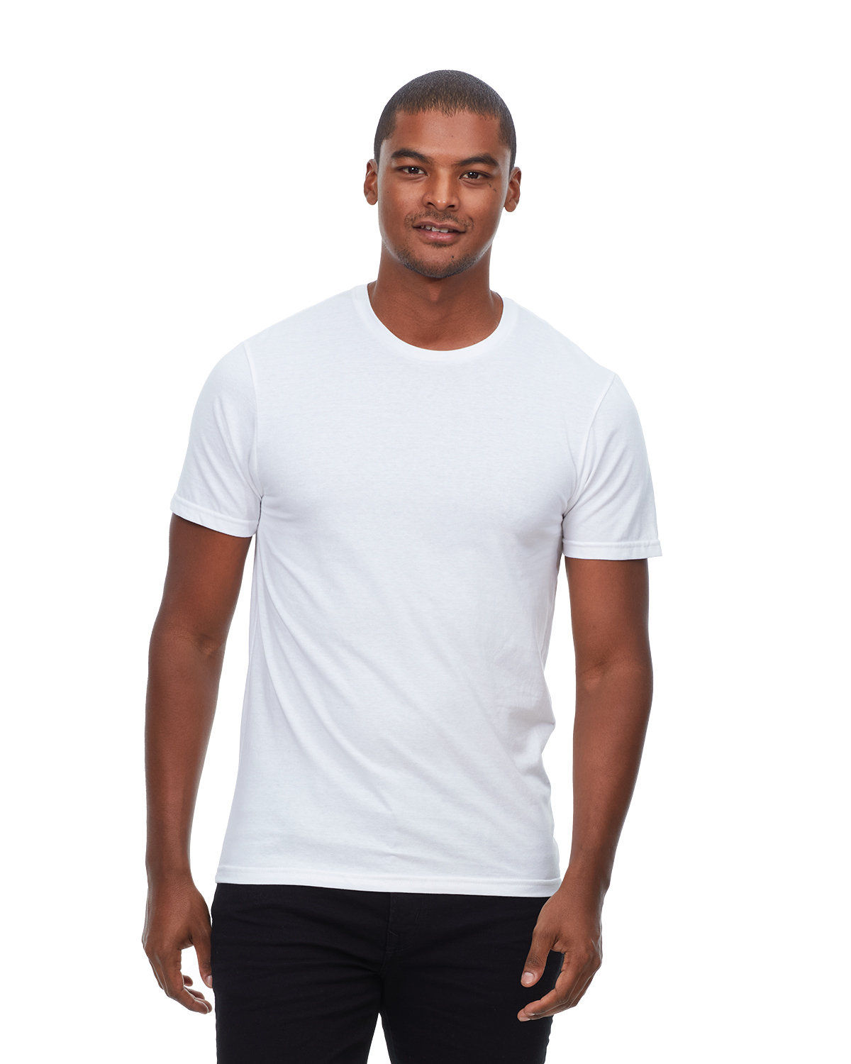 Threadfast Epic Unisex CVC TShirt in Solid White