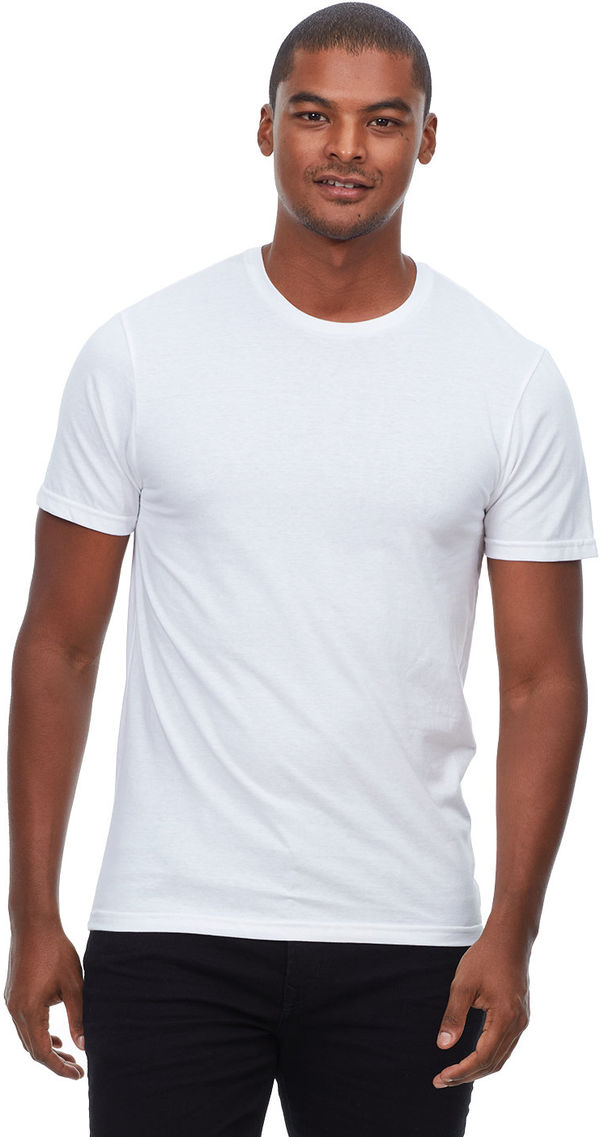 Am image of a Custom Threadfast Epic Unisex CVC TShirt in Solid White!