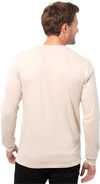 Am image of a Custom Threadfast Epic Unisex Long Sleeve T Shirt in Natural!