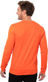 Am image of a Custom Threadfast Epic Unisex Long Sleeve T Shirt in Orange!