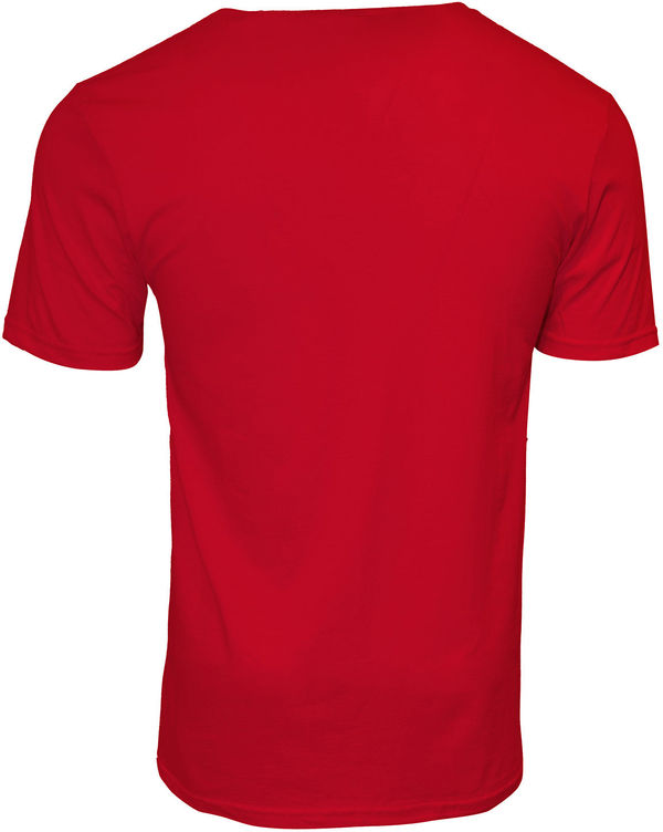 Am image of a Custom Threadfast Epic Unisex T Shirt in Red!