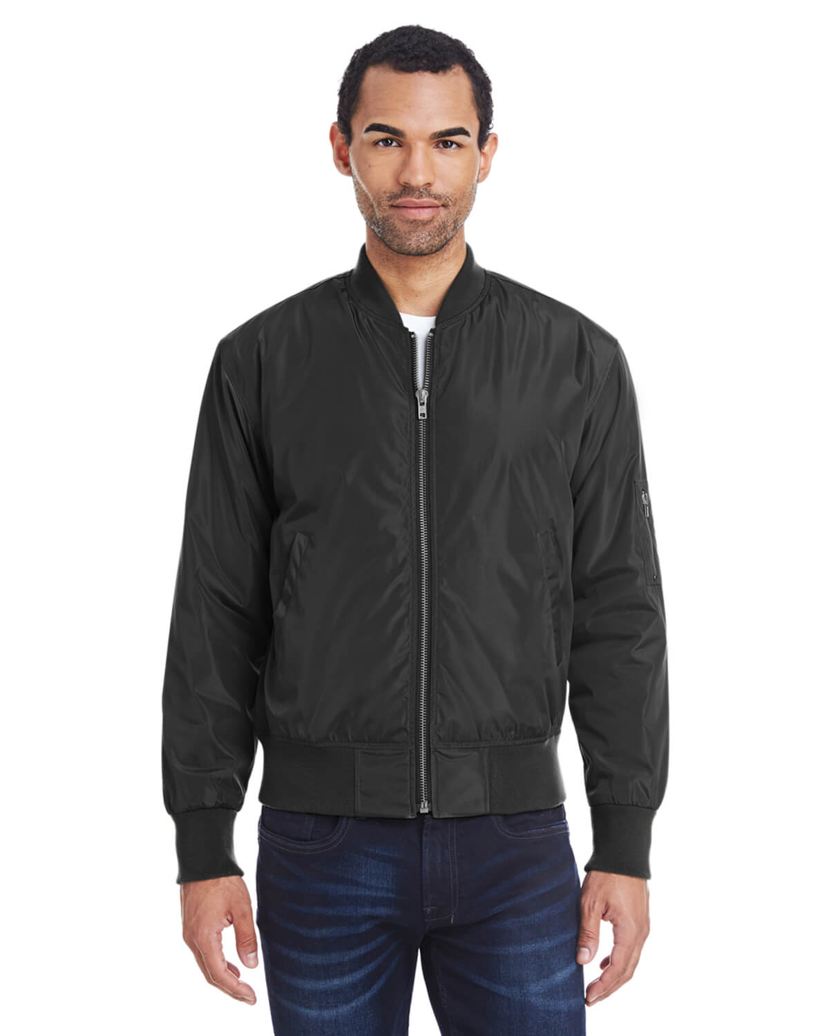 Threadfast Unisex Bomber Jacket