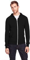An image of a Custom Threadfast Unisex Triblend Full Zip Light Hoodie!