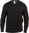Am image of a Custom Threadfast Unisex Ultimate Crewneck Sweatshirt in Black!
