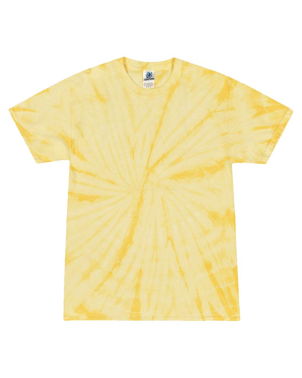 Tie Dye Adult Cotton T Shirt in Spider Dandelion