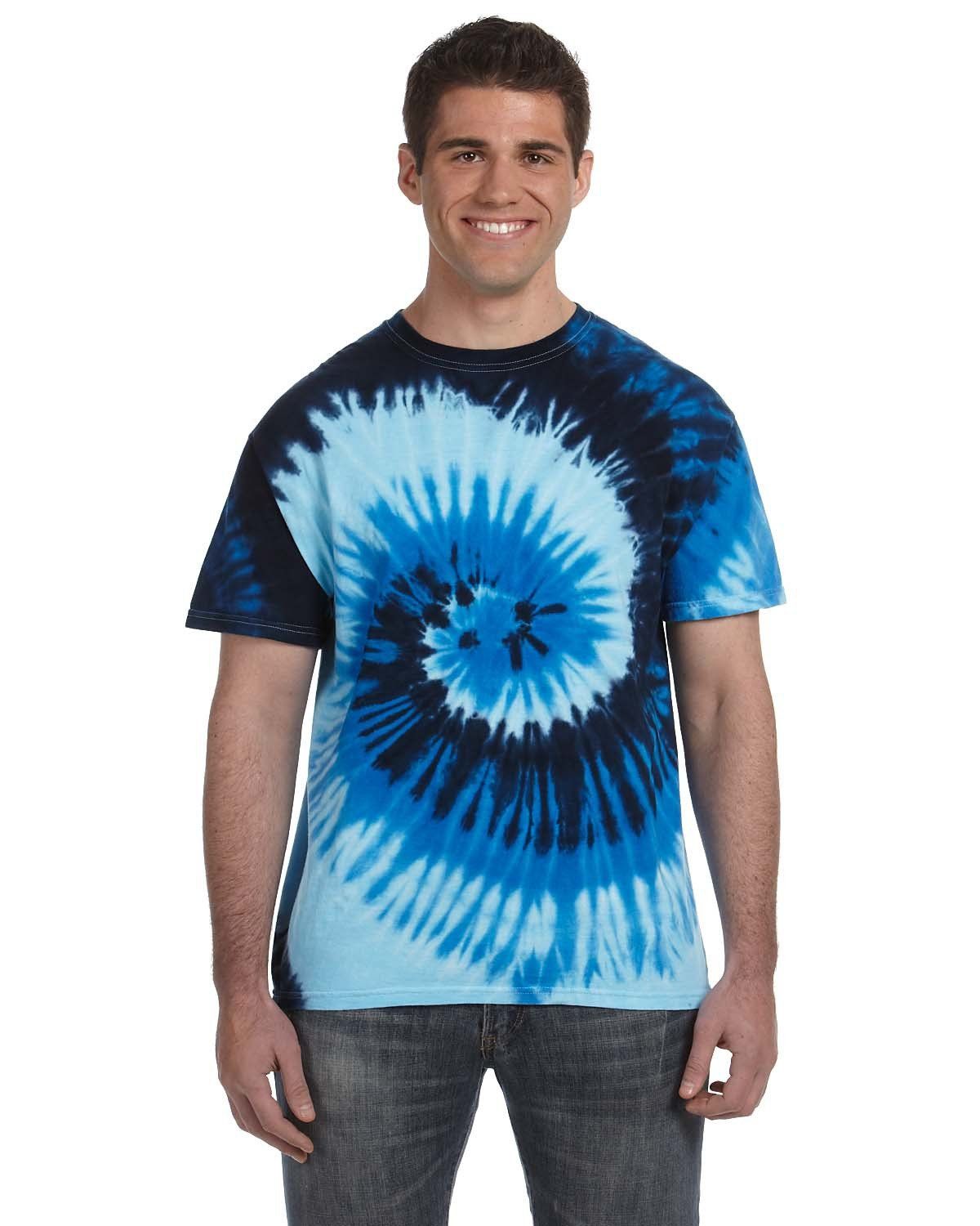 Tie Dye Adult Cotton T Shirt