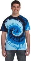 An image of a Custom Tie Dye Adult Cotton T Shirt!