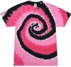 An image of a Custom Tie Dye Adult Cotton T Shirt in Vodoo!