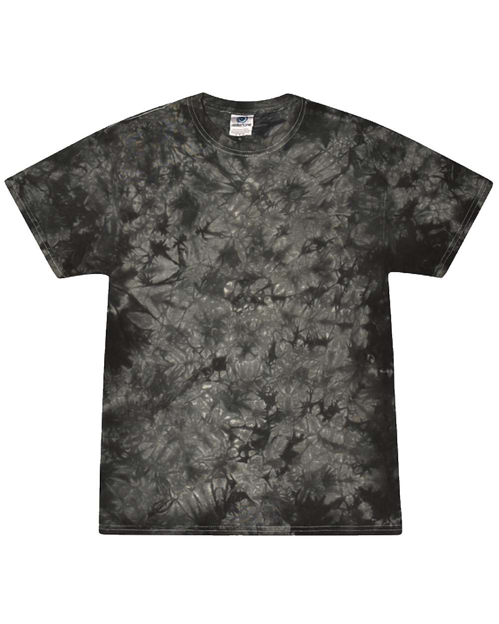 Tie Dye Crystal Wash TShirt in Crystal Black