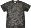 Am image of a Custom Tie Dye Crystal Wash TShirt in Crystal Black!