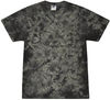 An image of a Custom Tie Dye Crystal Wash TShirt in Crystal Black!