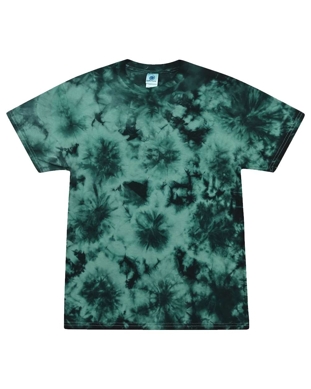 Tie Dye Crystal Wash TShirt in Crystal Jade
