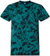 An image of a Custom Tie Dye Crystal Wash TShirt in Crystal Jade!