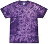 An image of a Custom Tie Dye Crystal Wash TShirt in Crystal Purple!