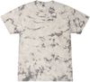 Am image of a Custom Tie Dye Crystal Wash TShirt in Crystal Silver!