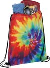 An image of a Custom Tie Dye Drawstring Bag!