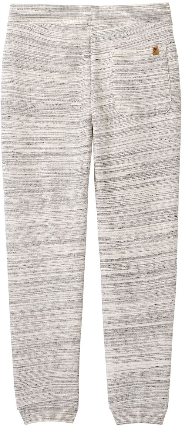 Am image of a Custom Tentree Mens Atlas Sweatpant in Hi Rise Grey Space Dye!