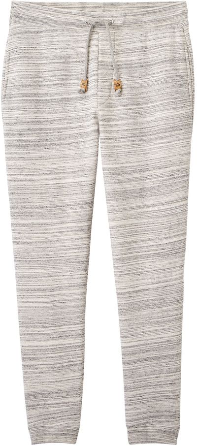 Am image of a Custom Tentree Mens Atlas Sweatpant in Hi Rise Grey Space Dye!