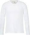 Am image of a Custom Tentree Mens Organic Cotton Long Sleeve Tee in White!