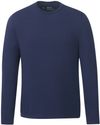 Am image of a Custom Tentree Mens Organic Cotton Long Sleeve Tee in Dress Blue!