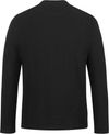 Am image of a Custom Tentree Mens Organic Cotton Long Sleeve Tee in Meteorite Black!
