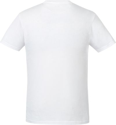 Am image of a Custom Tentree Organic Cotton Short Sleeve Tee in White!