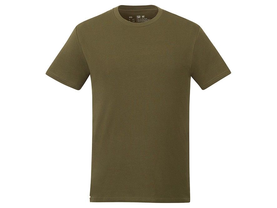 Tentree Organic Cotton Short Sleeve Tee in Olive Night Green