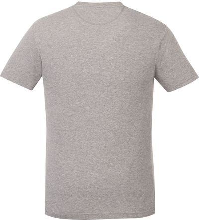 Am image of a Custom Tentree Organic Cotton Short Sleeve Tee in Heather Grey!