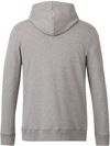 Am image of a Custom Tentree Mens Organic Cotton Zip Hoodie in Heather Grey!