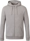 Am image of a Custom Tentree Mens Organic Cotton Zip Hoodie in Heather Grey!
