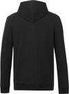 Am image of a Custom Tentree Mens Organic Cotton Zip Hoodie in Meteorite Black!