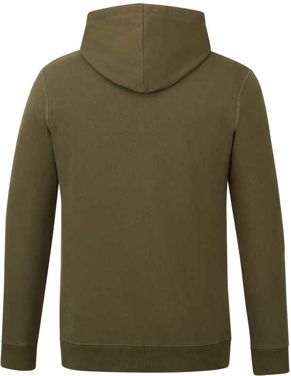 Am image of a Custom Tentree Organic Cotton Hoodie in Olive Night Green!