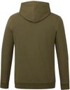 Am image of a Custom Tentree Organic Cotton Hoodie in Olive Night Green!