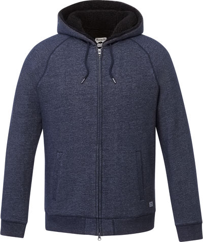 Am image of a Custom Roots73 Mens Copperbay Hoody in Atlantic Navy Mix!