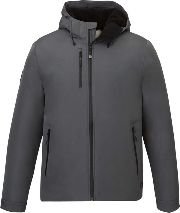 Am image of a Custom Roots73 Rockglen Eco Insulated Jacket in Charcoal!