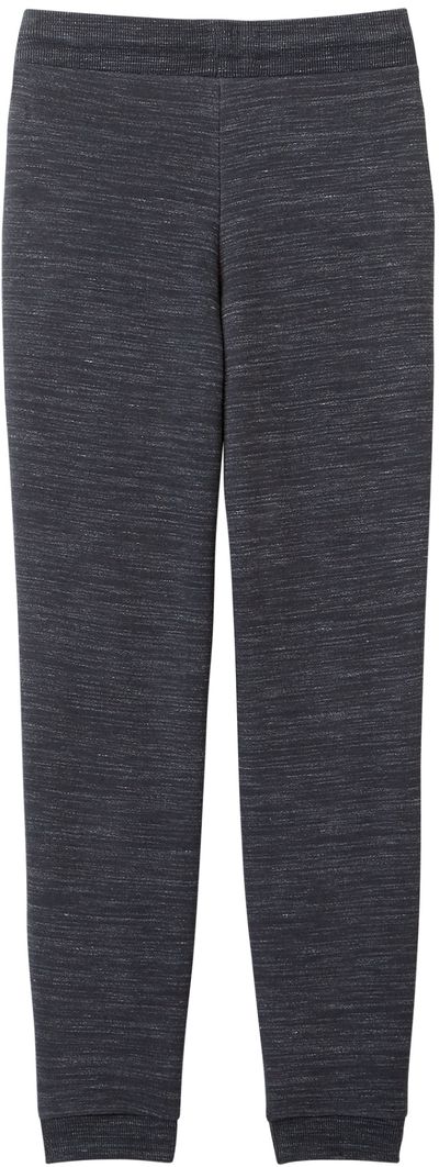 Am image of a Custom Tentree Womens Bamone Sweatpant in Meteorite Black Space Dye!