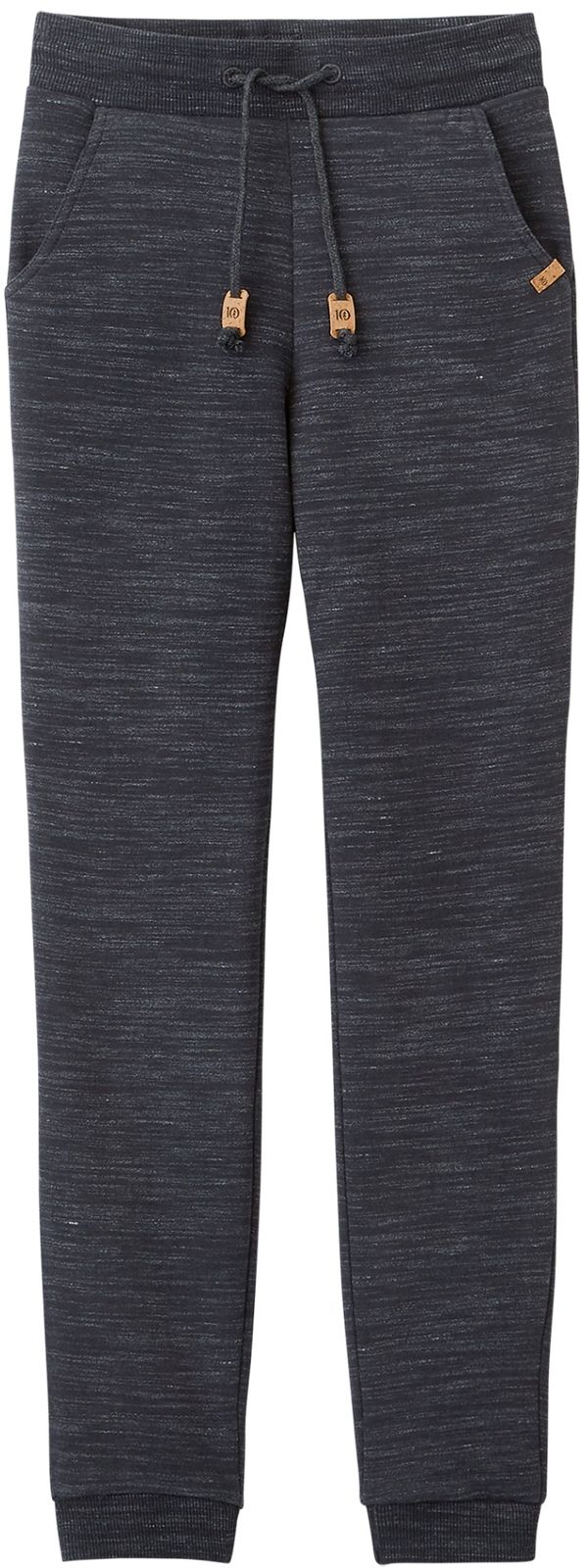 Am image of a Custom Tentree Womens Bamone Sweatpant in Meteorite Black Space Dye!
