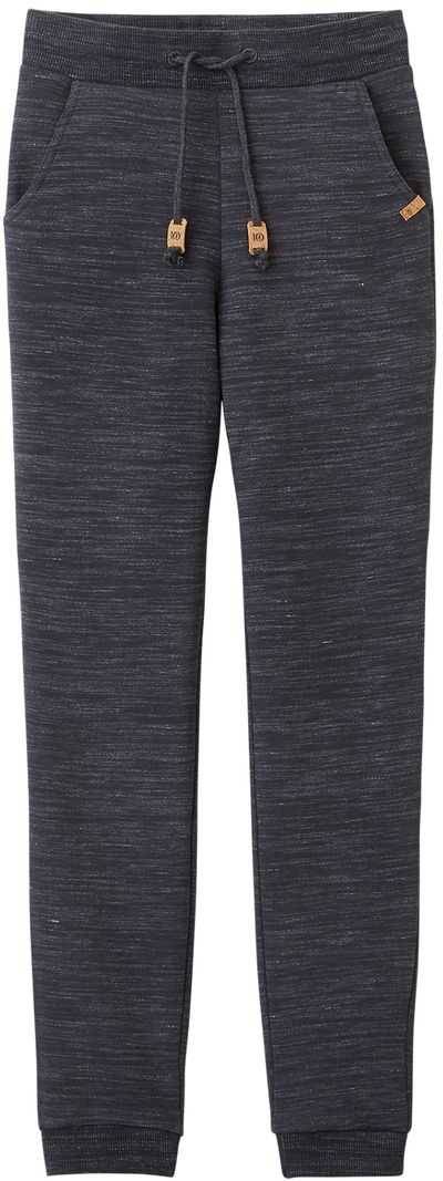 Am image of a Custom Tentree Womens Bamone Sweatpant in Meteorite Black Space Dye!